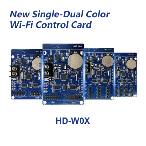 HD-W00 HD-W02 HD-W03 HD-W04 wifi tarjeta de control led inalámbrica P10 Controlador led compatible con aplicación de teléfono Android sistema pad envío de noticias ► Foto 1/6