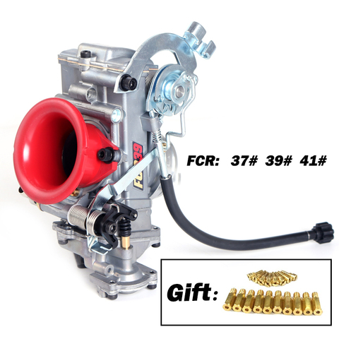 Carburador de carreras para moto Dirt Bike, carburador FCR codificador con potencia adicional 30% 28 41 39 35 ► Foto 1/6