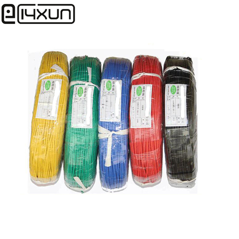 Cable de cobre eléctrico de goma de silicona para lámpara, Cable Flexible y suave de 2M/5M, 30, 28, 26, 24, 22, 20, 18, 16, 14, 12, 11, 10, 9, 8, 7, 6 AWG ► Foto 1/4