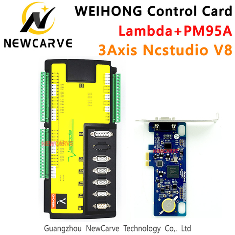 WEIHONG Nc-controlador CNC para estudio, tarjeta de Control de 3 ejes, PM95A -3S + Lambda3S para máquina de carpintería enrutador ATC CNC NEWCARVE ► Foto 1/6