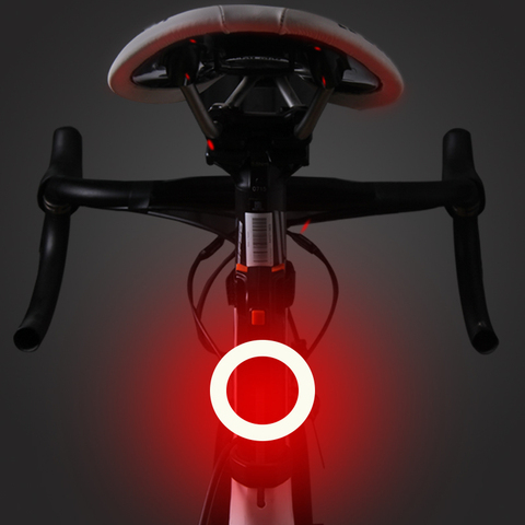 Bicicleta luz trasera de modos de iluminación modelos de carga USB Luz Led de bicicleta Flash cola luces traseras por carretera sillín bicileta Mtb ► Foto 1/6