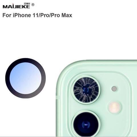 Lente de cámara trasera de cristal roto para iPhone, lente de cámara trasera de cristal para iPhone 11 pro max, X, Xs, max, Xr, 8, 7, 6s, 6 plus ► Foto 1/6