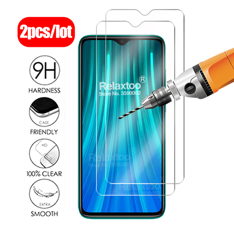 2 unids/lote protectora de vidrio redmi note 8 pro pantalla protector para xiaomi redmi Nota 8 de vidrio templado xiomi xaomi rojo mi note8 película ► Foto 1/6