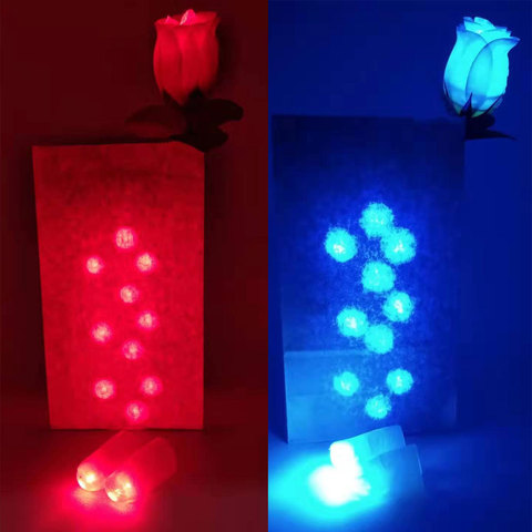 Bolsa O Lites luces de dedo Flash Rose etapa accesorios de trucos de magia juguetes buen precio ► Foto 1/6