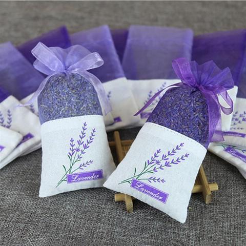 30 Uds nuevo vacío bolso saquitos de la impresión de flor de fragancia de lavanda bolsita bolsas bolso fragancia bolsas ► Foto 1/6