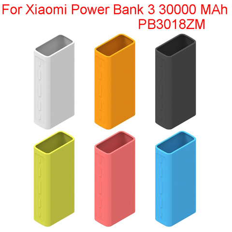Funda de silicona suave para banco de energía, funda protectora para Xiaomi Power bank 3, 30000 MAh, PB3018ZM ► Foto 1/6