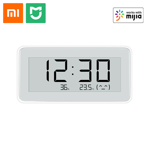 Xiaomi-termómetro Digital Mijia, higrómetro Pro Bluetooth, Sensor de temperatura y humedad, pantalla e-ink, medidor de humedad, conexión inteligente ► Foto 1/6