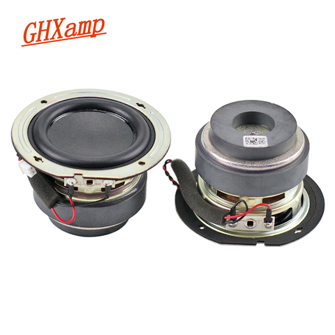 Altavoz de graves medio de 3 pulgadas, 4ohm, 15W, doble trazo magnético de papel, goma para altavoz de Audio sin Peerless, 2 uds. ► Foto 1/6