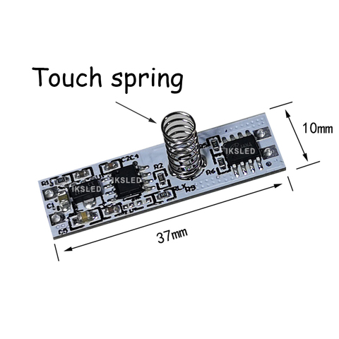 Módulo de interruptor de Luz sensor táctil de 3,7-24V, Sensor de detección corporal 10A, tira de luz LED ► Foto 1/6