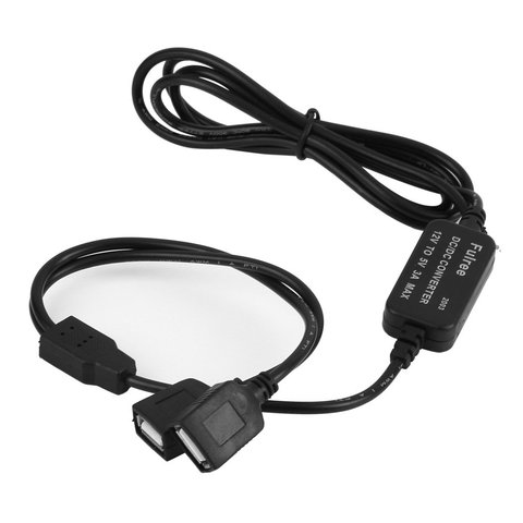 Módulo de reducción novedoso en todo el mundo, convertidor de DC-DC USB doble de 12V a 5V, 3A, 15W, envío directo, nuevo ► Foto 1/6