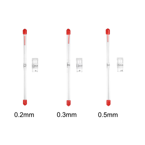 Boquilla de aguja de aerógrafo, accesorios útiles para pintar el cuerpo de aerógrafo, piezas de herramientas de pulverización, 0,2/0,3/0,5mm, 3 uds. ► Foto 1/6