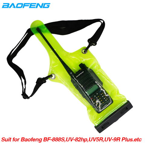 Baofeng-bolsa impermeable IP67 para walkie-talkie Motorola Kenwood, UV-5R, UV-82, UV82, UV-9R Plus, BF-888S ► Foto 1/6
