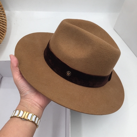 Sombreros de ala ancha para hombre y mujer, sombrero de jazz, de lana, de fieltro, sencillo a la moda salvaje, inglés, Gato banama, Estados Unidos, Europa, nuevo ► Foto 1/6