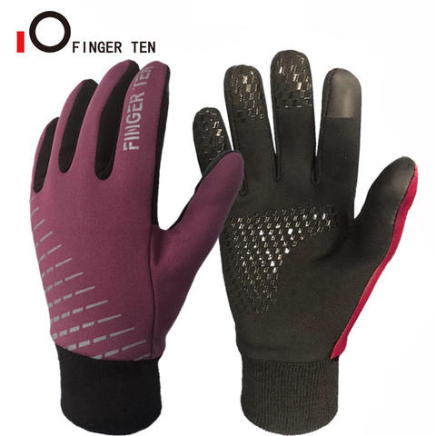 Guantes de invierno cálidos para niños y niñas, impermeables, resistentes al viento, para correr, esquiar, ciclismo, térmicos de dedo completo, gruesos para Junior, envío directo ► Foto 1/6