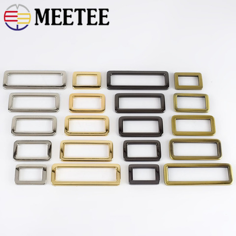 Meetee-hebillas metálicas para bolsos, correa ajustable con cierre de hebilla para mochila, zapatos, Collar de perro, accesorios DIY, 5/10 Uds. ► Foto 1/6