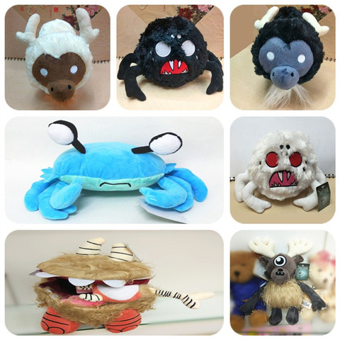 Do Not Starve no morir de hambre Chester ojo hueso silbido araña blanco negro Beefalo vaca de peluche de felpa juguetes de la muñeca de los niños de peluche de juguete de regalo ► Foto 1/6