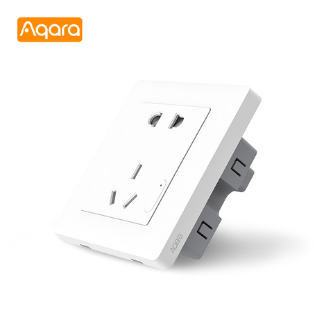 Aqara-enchufe inteligente de pared zigbee, por aplicación control remoto inalámbrico, hogar inteligente para MIhome app ► Foto 1/6