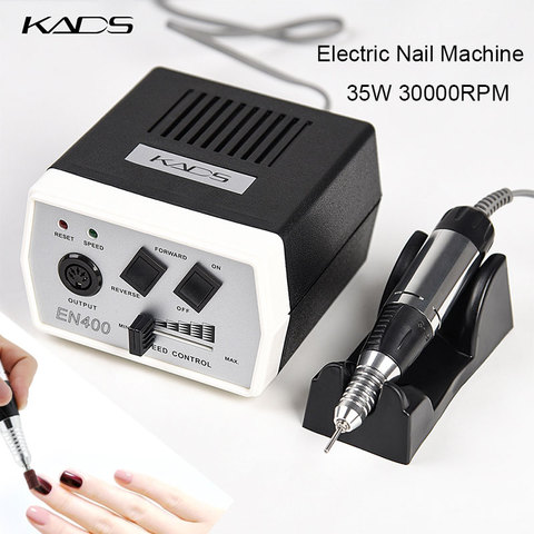 Taladro eléctrico profesional para uñas, accesorios de manicura y pedicura, con cortador de fresado, 35W, 30000RPM ► Foto 1/6