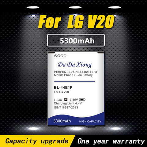 Alta calidad 5300mAh BL-44E1F Li-Ion batería del teléfono para LG V20 VS995 US996 LS997 H990DS H910 H918 batería envío gratis ► Foto 1/3