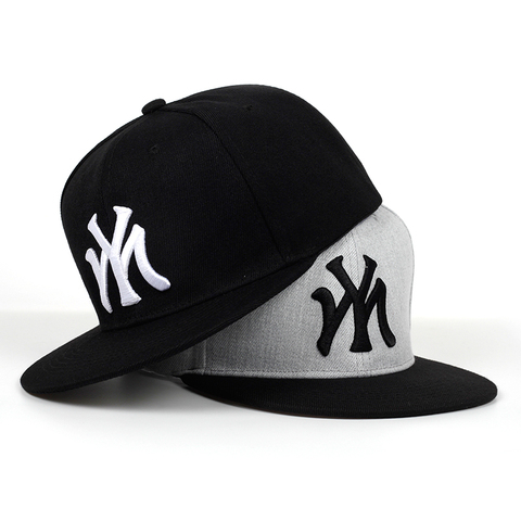 Gorra Plana Beisbol Hip Hop Unisex Algodon Bordado 3D