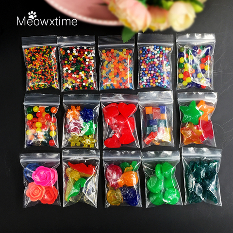 Lote de 15 bolsas/lote de bolas de agua de polímero de hidrogel de cristal para cultivo de agua en Gel, bolas decorativas para decoración del hogar, bodas, flores ► Foto 1/6