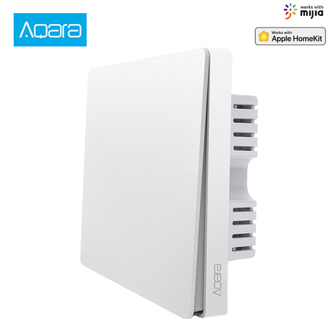 Aqara-Interruptor de pared inteligente ZigBee, interruptor de pared con clave inalámbrica y Control remoto, sin clave neutra, para Mijia Home ► Foto 1/6