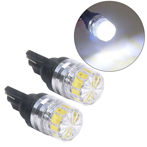 Nuevo 2 uds alta calidad bajo consumo de energía alto brillante T10 5050 5SMD LED coche vehículo lateral luces traseras bombillas lámpara blanca #266636 ► Foto 1/5