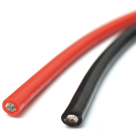 Suave especial de alta temperatura de silicona de alambre del Cable 10 12 14 16 18 20 22 24 26 AWG 5 m y 5 m Color negro 10 metros/lote ► Foto 1/4