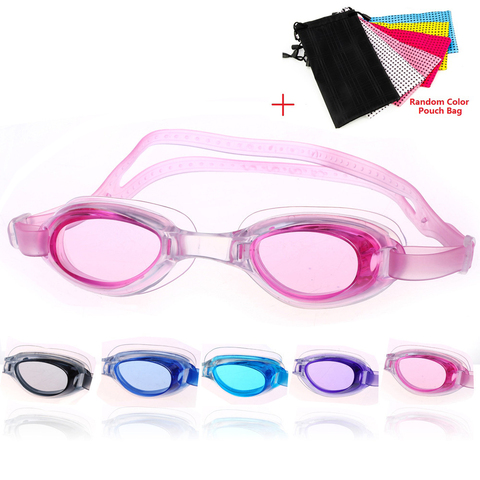 Gafas de natación para adultos y niños, lentes de agua ajustables para nadar, niños y mujeres, para buceo, Gafas, tapones para los oídos ► Foto 1/6