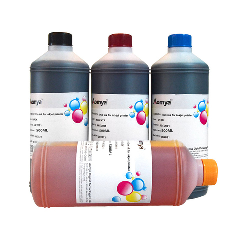 Tinta colorante especializada Aomya, 500ml x 4 colores, Compatible con tinta de impresora HP950 951 Officejet Pro 8100/8600 ► Foto 1/5