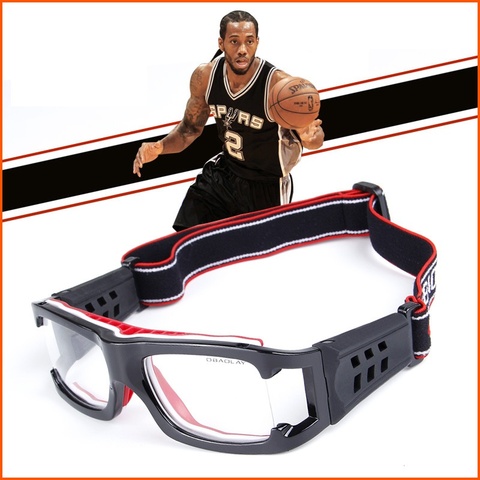 CUBOJUE-Gafas de baloncesto para hombre, montura para fútbol, gafas deportivas transparentes, protección ocular ► Foto 1/6