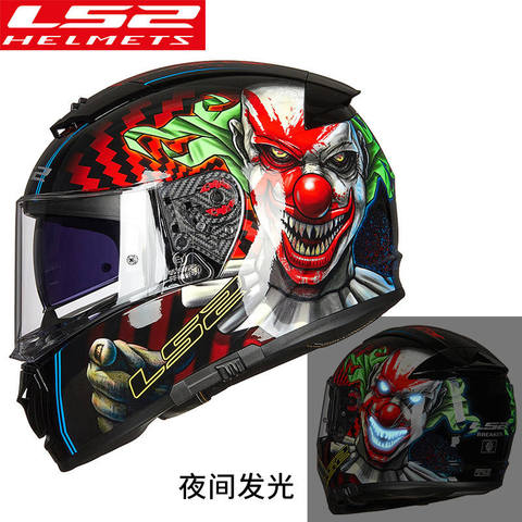 LS2-Casco de carrera para motocicleta, protector de cara completa, protección para carrera para motocicleta, cascos de moto, visera dual, capacete ls2 original para moto de motocross, motocicleta, FF390 ► Foto 1/6