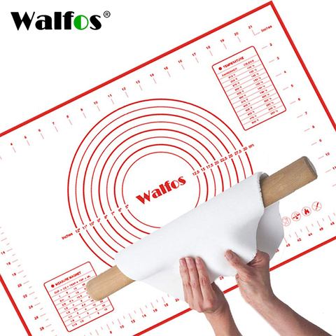 WALFOS-alfombrillas antiadherentes de silicona para hornear, 1 unidad, 50x70cm, almohadilla delineadora, tapete para hornear, utensilios de cocina para horno y Pasta ► Foto 1/6