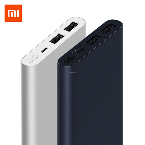 100% Original Xiaomi Mi Powerbank 3 10000mAh carga rápida banco de energía 18W de carga rápida banco de potencia de salida Dual del USB para teléfono inteligente ► Foto 1/6