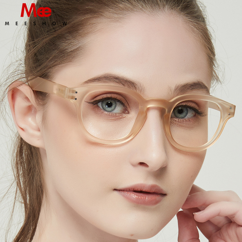 Meeshow-gafas de lectura para mujer, marcos de anteojos elegantes vintage con dioptrías, lectores de gafas francesas + 1,75 + 2,5 1513 ► Foto 1/5