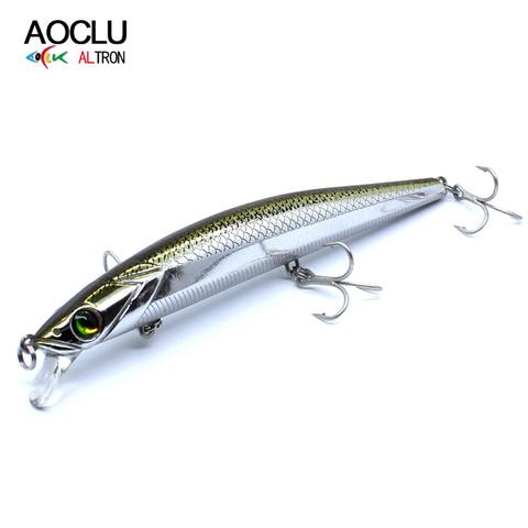 AOCLU-SEÑUELOS Jerkbait wobblers, 12,cm, 16,4g de profundidad, 0,3-1,3 m, cebo duro Minnow, sistema de transferencia de peso magnético para fundición larga ► Foto 1/6