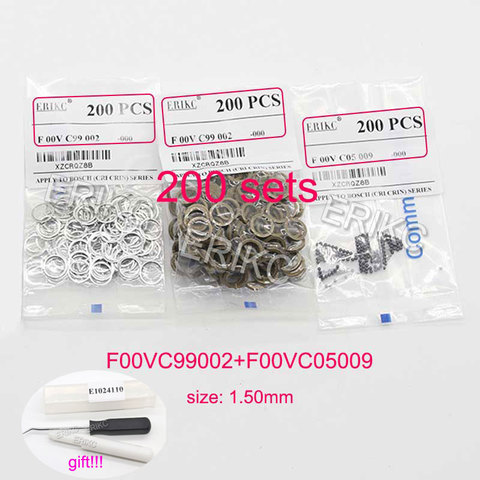 ERIKC-Kit de reparación de juntas de acero, 1,34mm, F00VC99002, F00VC05001, 1,5mm, Bola de cerámica, F00VC05009, F00VC05008, F00RJ02177, para BOSCH ► Foto 1/6