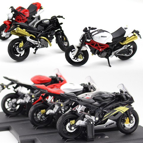 Crazy-dedo mágico de 6 tipos, aleación de modelo de motocicleta, simulación de curva, carretera, Mini juguetes de carreras, regalos de colección para adultos, 1:16 ► Foto 1/5