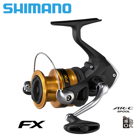 SHIMANO FX-carrete de pesca giratorio, bobina de metal de arrastre máximo de 4kg/1000 kg, 2000/2500/4000 Hg/C3000/8,5 2 + 1 BB, novedad ► Foto 1/5