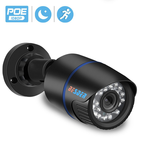 BESDER-cámara IP impermeable para exteriores, videocámara inteligente CCTV de seguridad con detección de movimiento IA, 2MP, Full HD, 1080P, RTSP, P2P, ONVIF, XMEye ► Foto 1/6