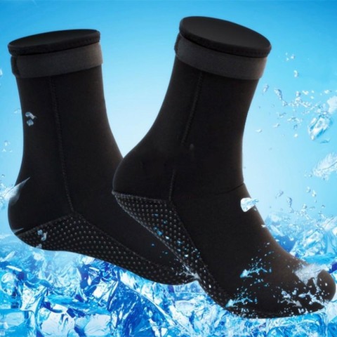 Calcetines de buceo de neopreno de 3mm, botas de agua, botas de playa antideslizantes, zapatos de neopreno, buceo, surf, para adulto ► Foto 1/6