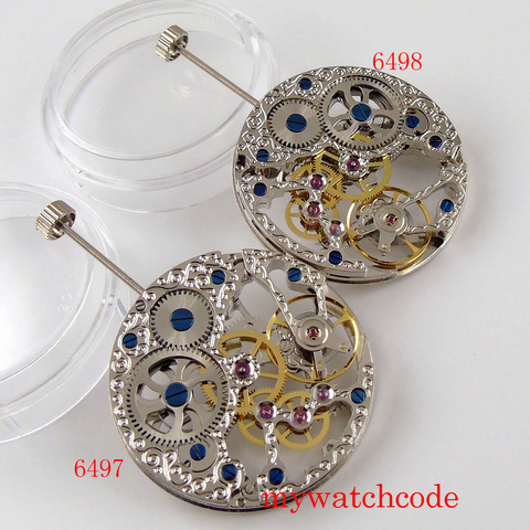 Reloj de pulsera de acero inoxidable Con cuerda Manual, 17 joyas, 6497, 6498 ► Foto 1/6