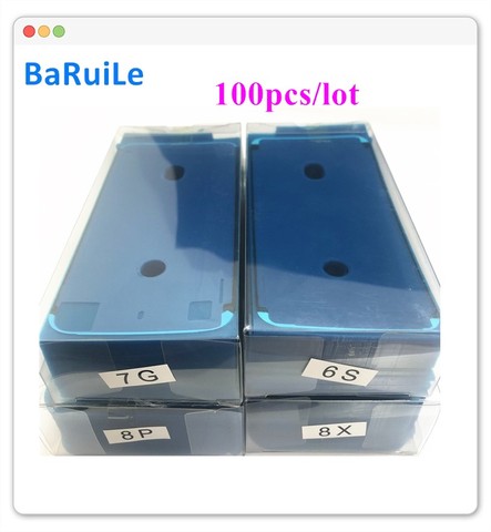 BaRuiLe-adhesivo impermeable 3M para iPhone, pegatina de marco de pantalla LCD, piezas de reparación de cinta, para 6S, 7, 8 Plus, X, 8 P, XS Max, XR, 11, XSM, 100 Uds. ► Foto 1/1