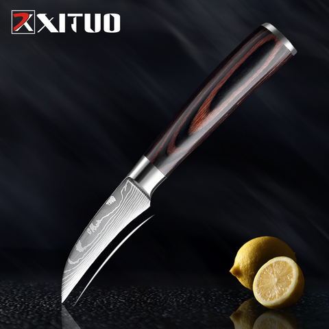 XITUO 7cr17-cuchillo de pelar de acero inoxidable, cuchillo de Chef para carne, cuchillo de fruta y verduras, cuchillo de Peelig, herramienta de cocina ► Foto 1/6