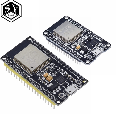 Placa de ESP-32 WiFi inalámbrica ESP32 ESP-32S ESP32S DESARROLLO DE Bluetooth CP2102, Micro USB, doble núcleo, amplificador de potencia, módulo de filtro ► Foto 1/6