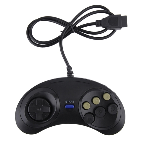 Nuevo juego de seis botones almohadilla de mando de plástico accesorios Gamepad para Sega megadive para Mega drive de lujo Wonder mega ► Foto 1/6
