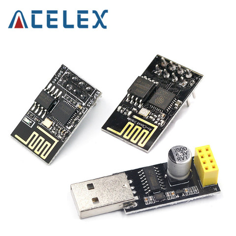 Adaptador de programador ESP01 UART GPIO0 ESP-01, adaptador ESP8266 CH340G USB a ESP8266 Serial, Módulo de placa de desarrollo Wifi inalámbrico ► Foto 1/6