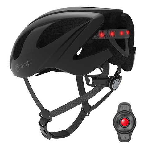 Smart4u-lámpara trasera para ciclismo MTB SH55M, casco para exteriores, 6 luces de advertencia LED, casco de motocicleta inteligente, alerta SOS, Walkie Talkie ► Foto 1/6