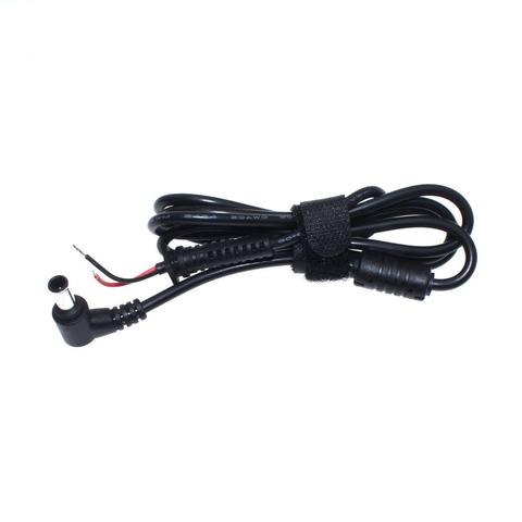 Fuente de alimentación de 6,5x4,4 6,0x4,4mm, Conector de clavija con Cable/Cable de 1,2 metros para cargador adaptador de portátil Sony Vaio ► Foto 1/6