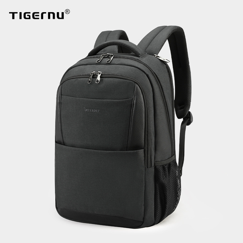 Tigernu-mochila para ordenador portátil para hombre y mujer, morral grande de viaje con usb, delgada, impermeable, antirrobo, escolar, 15,6 ► Foto 1/6